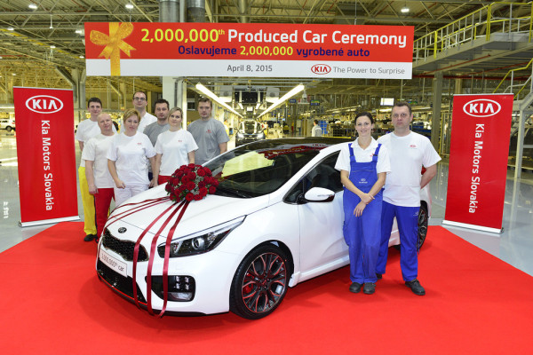 Kia-Werk-Zilina baut zweimillionstes Fahrzeug