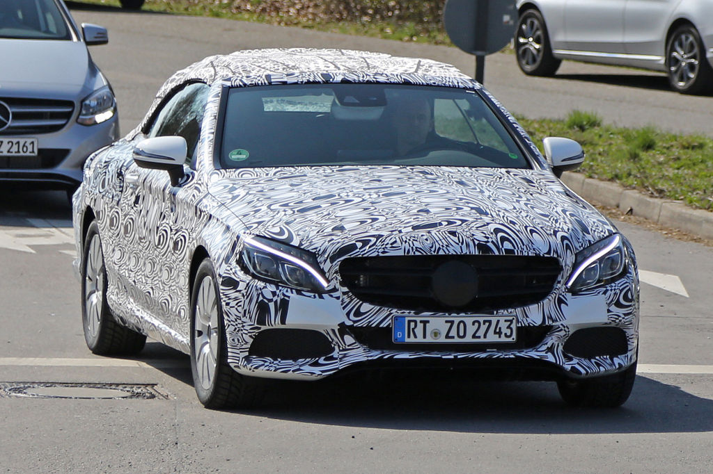 Erwischt: Erlkönig Mercedes C-Klasse Cabrio