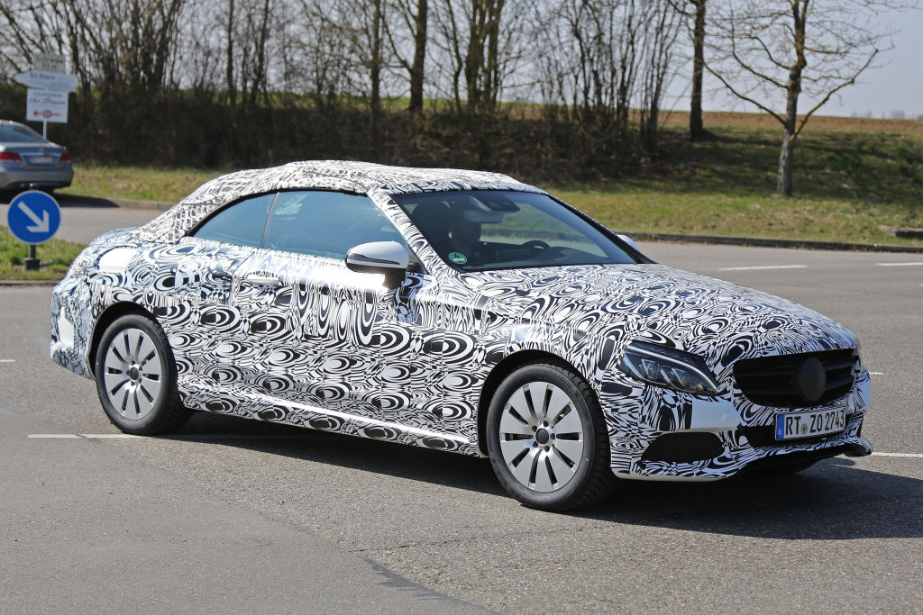 Erwischt: Erlkönig Mercedes C-Klasse Cabrio