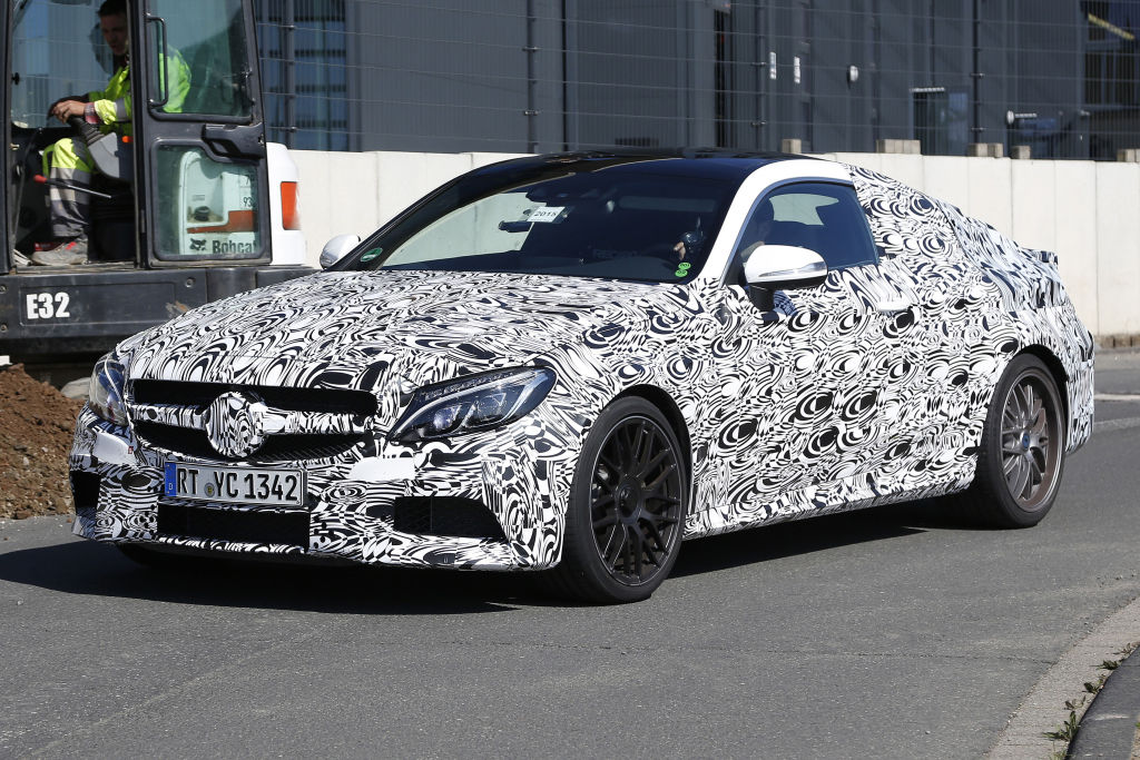 Erwischt: Mercedes C-Klasse Coupé als AMG