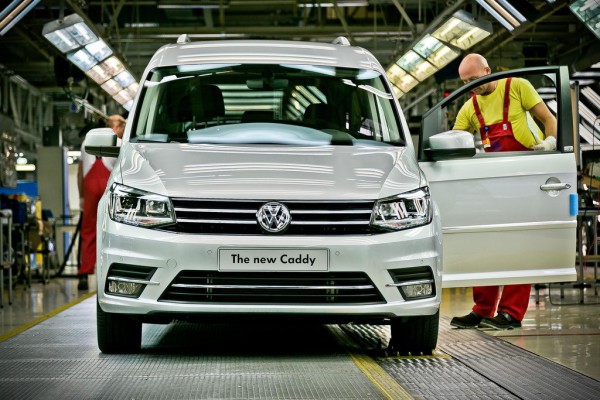 Caddy-Produktion angelaufen