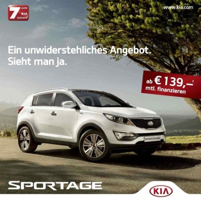 Kia-Kampagne für Finanzierungsangebote