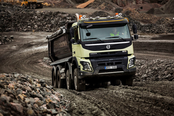 Automatischer Allradantrieb von Volvo-Trucks
