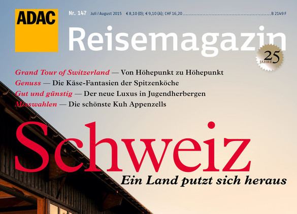 ADAC gibt Reisemagazin „Schweiz“ heraus