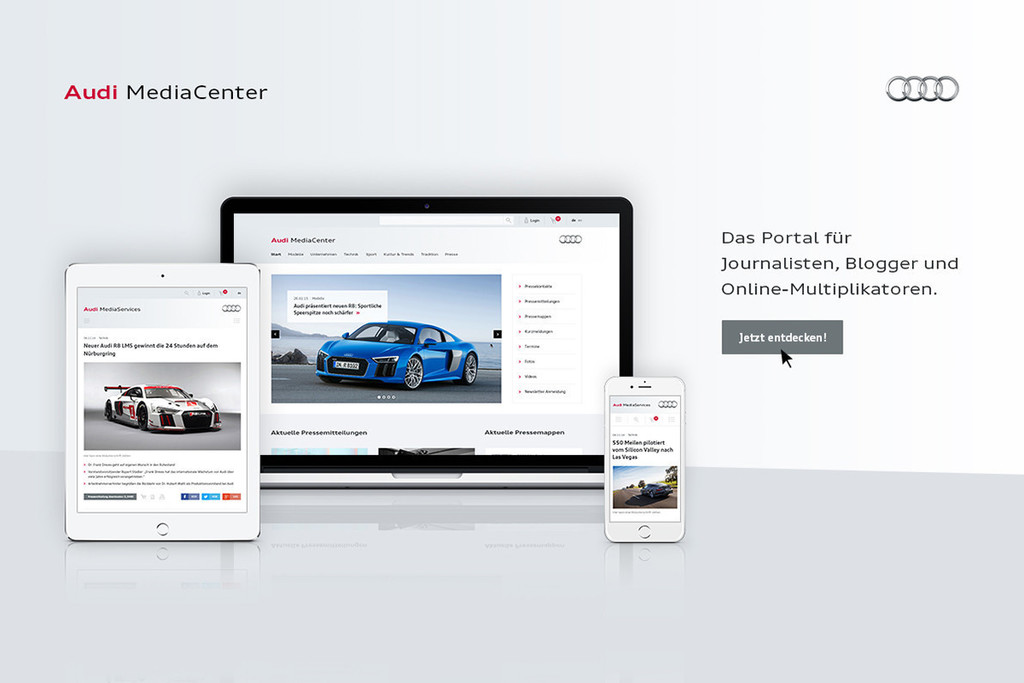 Neues Audi-Mediacenter online