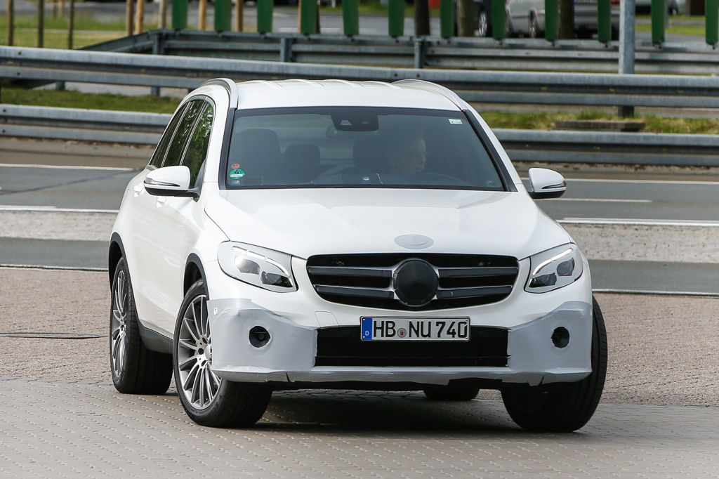 Erwischt: Erlkönig Mercedes GLC – GLK-Nachfolger fast ungetarnt