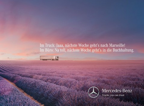 Mercedes-Benz wirbt um Fernfahrer-Nachwuchs