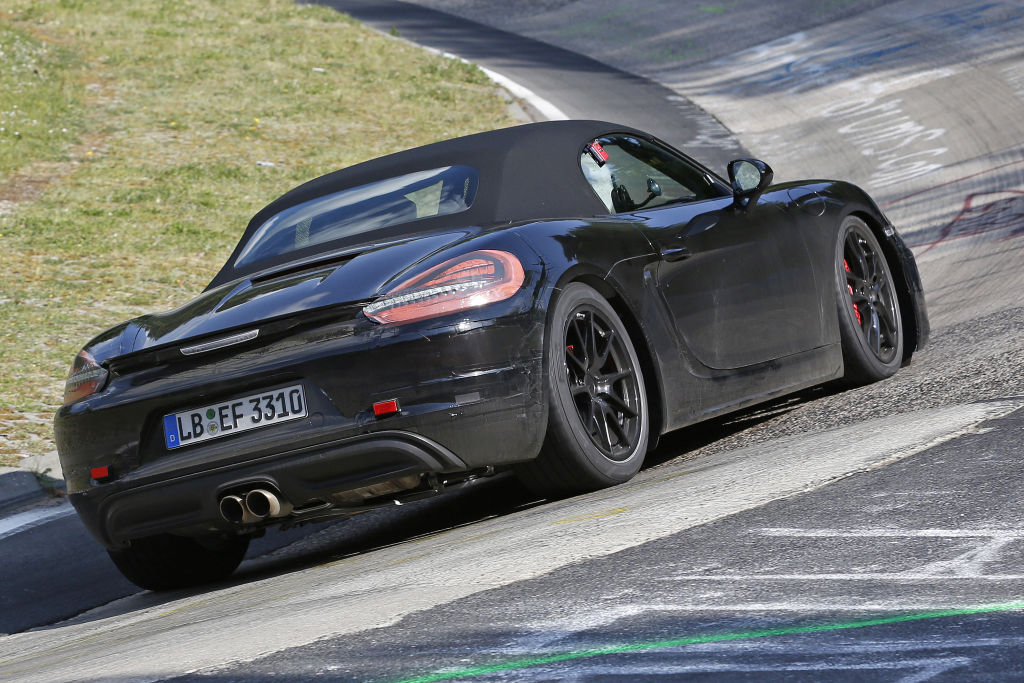 Erwischt: Erlkönig Porsche Boxster Facelift