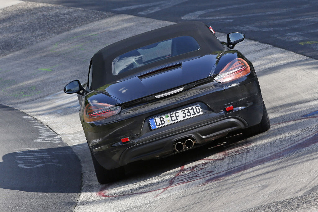 Erwischt: Erlkönig Porsche Boxster Facelift