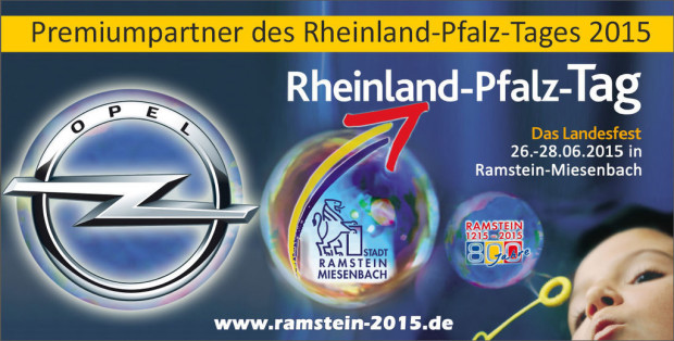 Opel ist Premiumpartner beim Rheinland-Pfalz-Tag