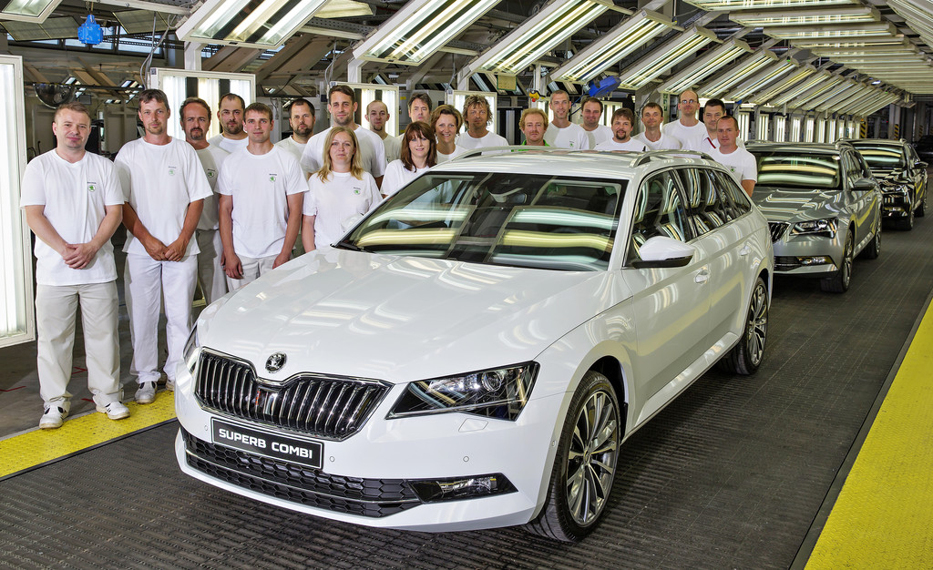 Produktionsstart für Skoda Superb in Kvasiny