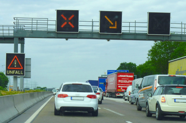 Wechselzeichenanlagen müssen beachtet werden