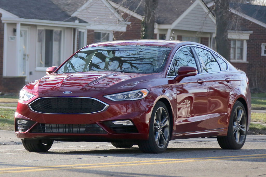 Der 2017er Ford Mondeo ungetarnt.
