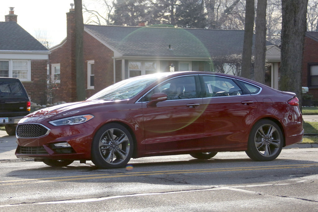 Der 2017er Ford Mondeo ungetarnt.