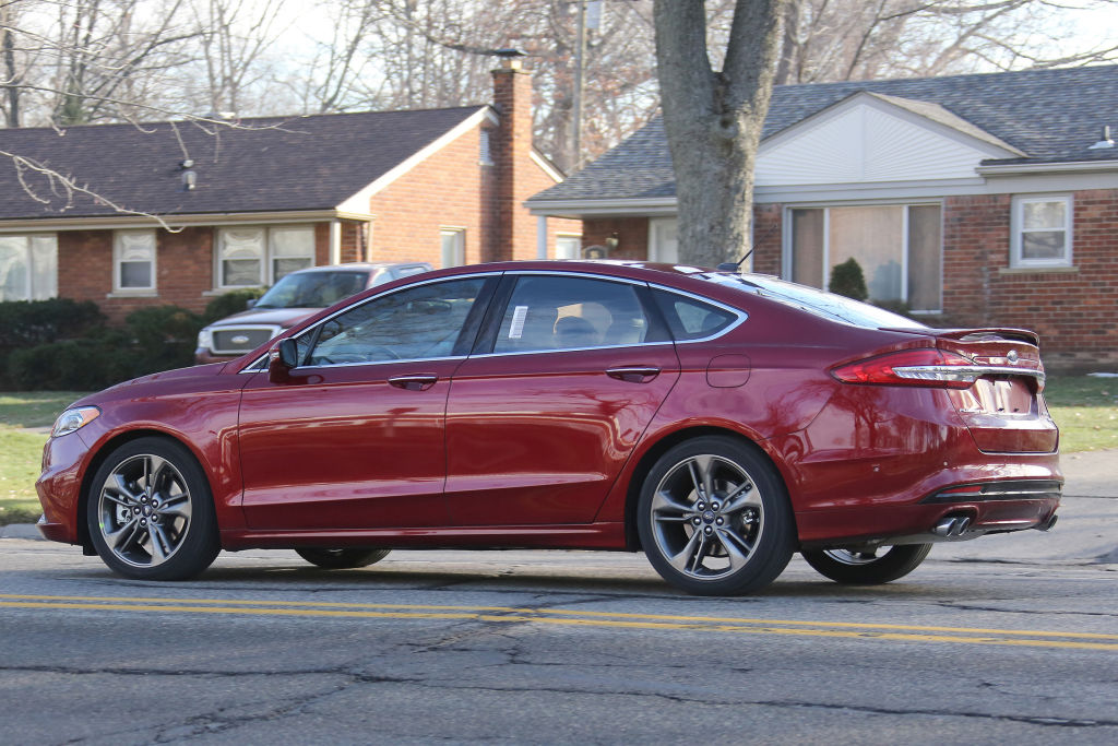 Der 2017er Ford Mondeo ungetarnt.