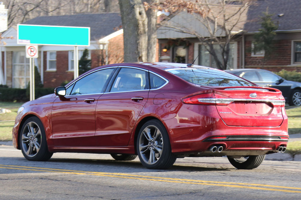 Der 2017er Ford Mondeo ungetarnt.