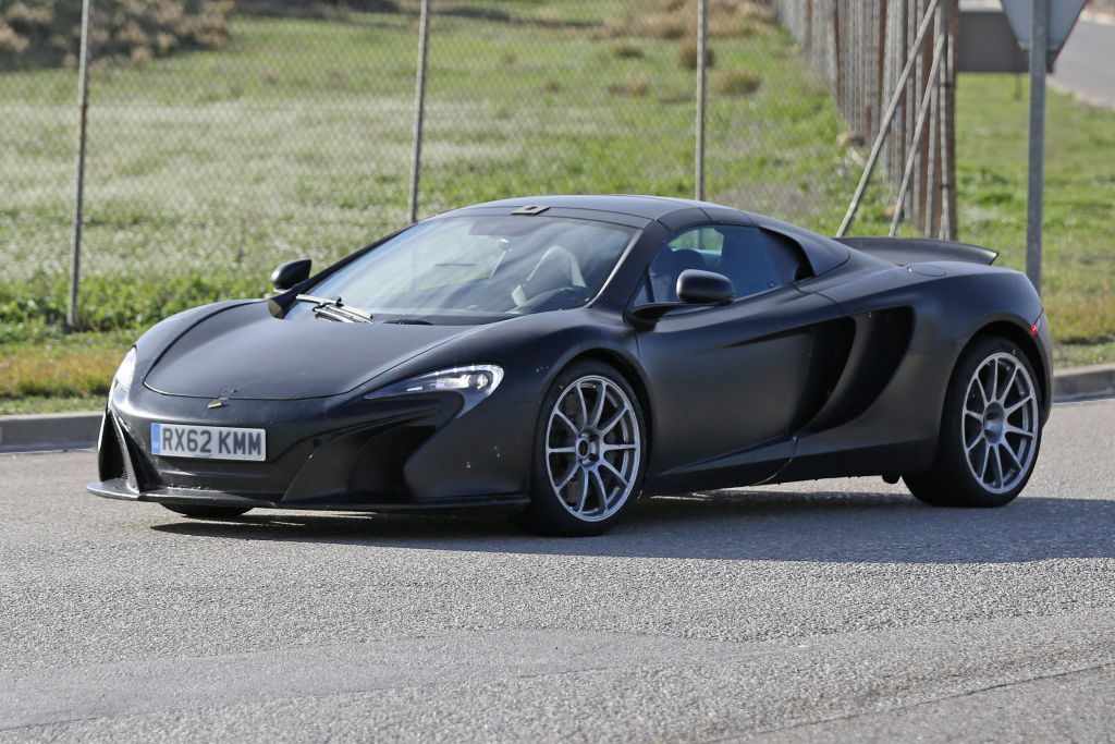 Erlkönig McLaren 657LT Spider