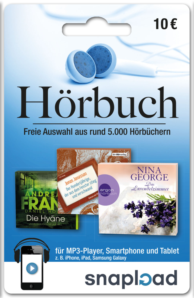 Snapload Hörbuch-Gutschein