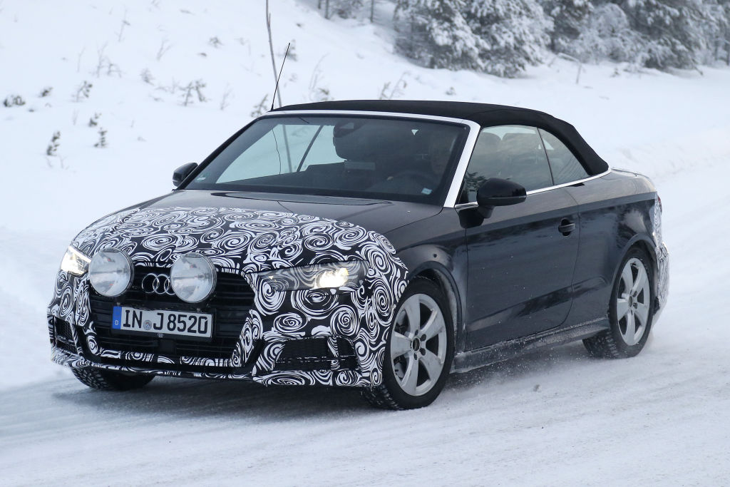 Erlkönig Audi A3 Cabrio Facelift