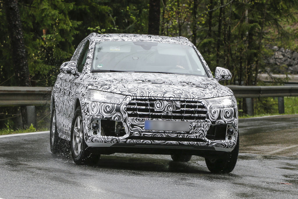 Erlkönig Audi Q5 2017er Modell ( Aufnahmen vom 24.05.2016)