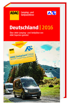 Der ADAC Camping- und Stellplatzführer Deutschland 2016 enthält Informationen zu bundesweit 3.800 Anlaufstellen für Caravaning-Freunde.
