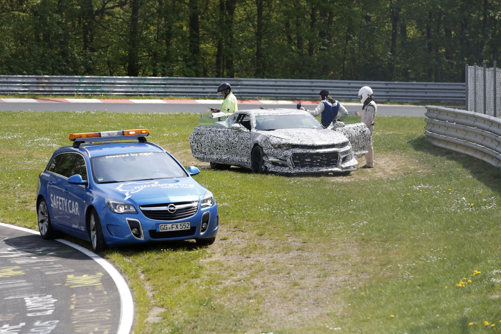 Crash Erlkönig Chevrolet Camaro Z/28