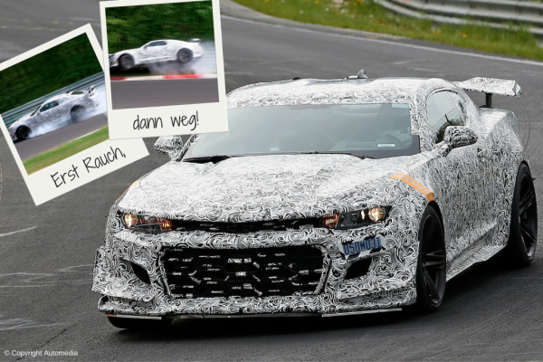 Crash Erlkönig Chevrolet Camaro Z/28