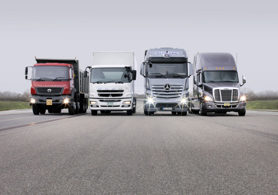 Lkw-Markenportfolio von Daimler Trucks
