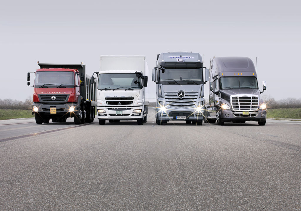 Lkw-Markenportfolio von Daimler Trucks