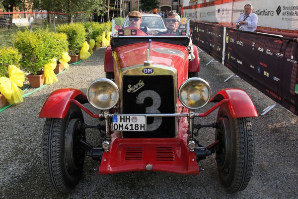 Siegerwagen der ersten Mille Miglia OM 665 Superba