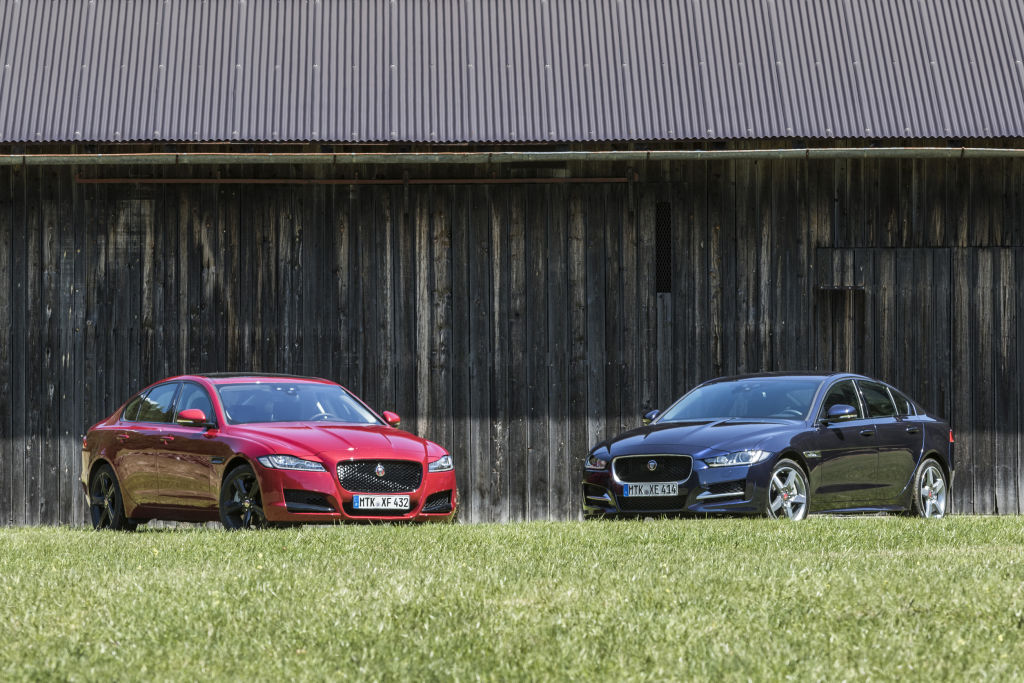 Jaguar XF und Jaguar XE mit Allrad