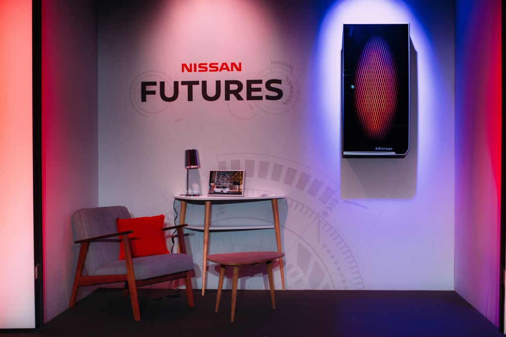 Heim-Energiespeicher X-Storage von Nissan und Eaton mit recycelten Batterien aus dem Leaf