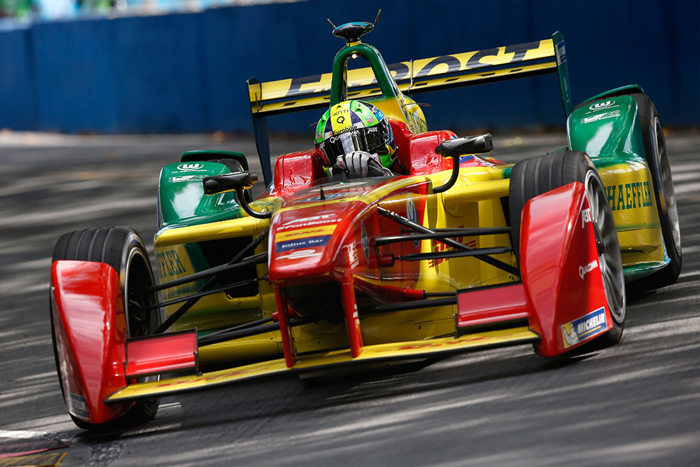 Formel-E-Renner des Teams Abt Schaeffler Audi Sport