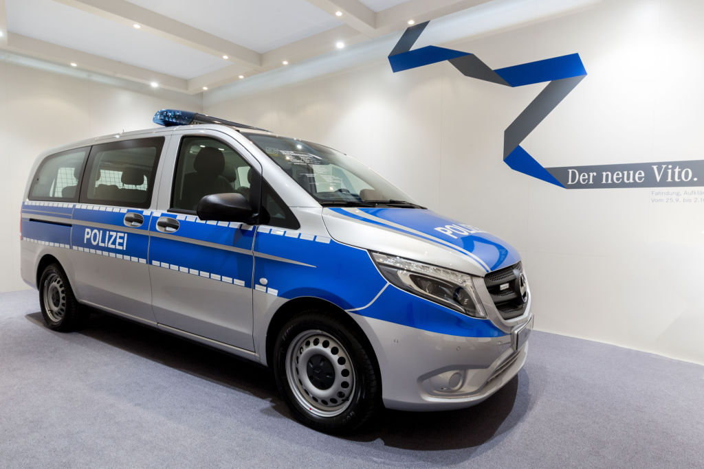 Mercedes-Benz Vito Tourer Pro 119 als Polizei-Einsatzfahrzeug