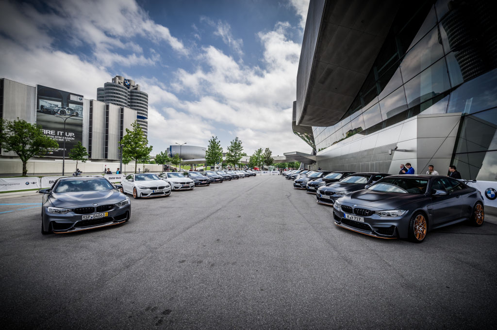In der Automobilausliefrung der BMW-Welt wurden an einem Tag 73 M-Fahrzeuge abgeholt