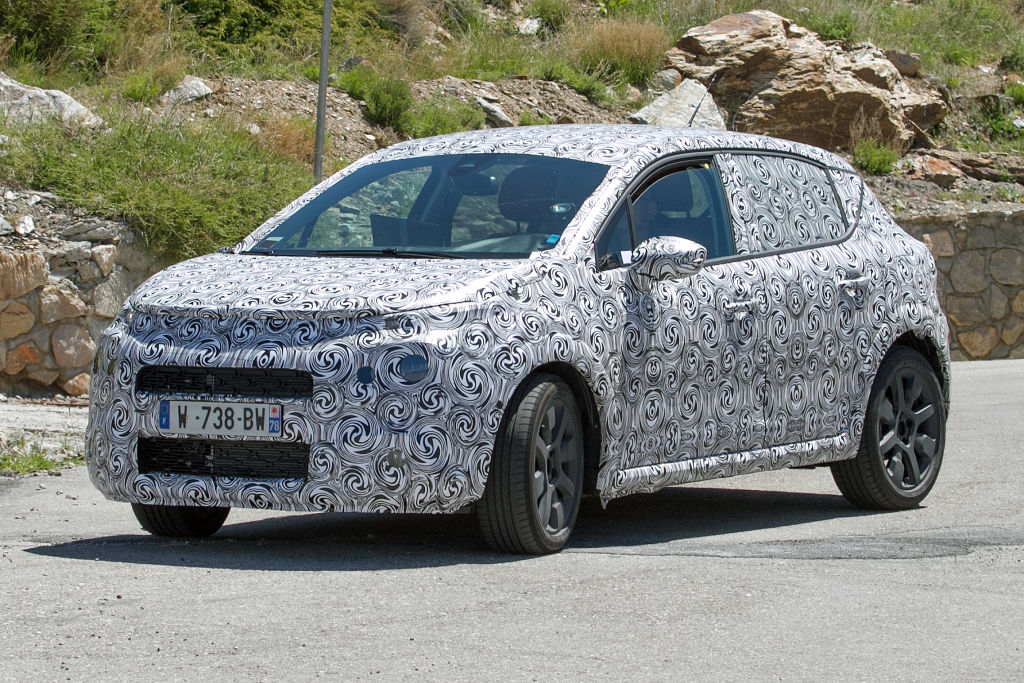 Erlkönig Citroen C3 der 3. Generation