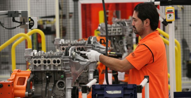 Produktion des 1,0-Liter-Ecoboost-Dreizylinder bei Ford