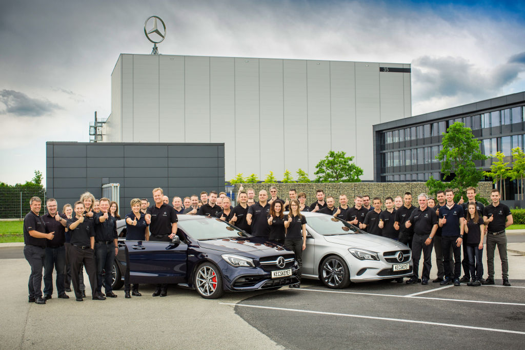 Offizieller Produktionsstart des modellgepflegten Mercedes-Benz CLA und CLA Shooting Brake in Ungarn