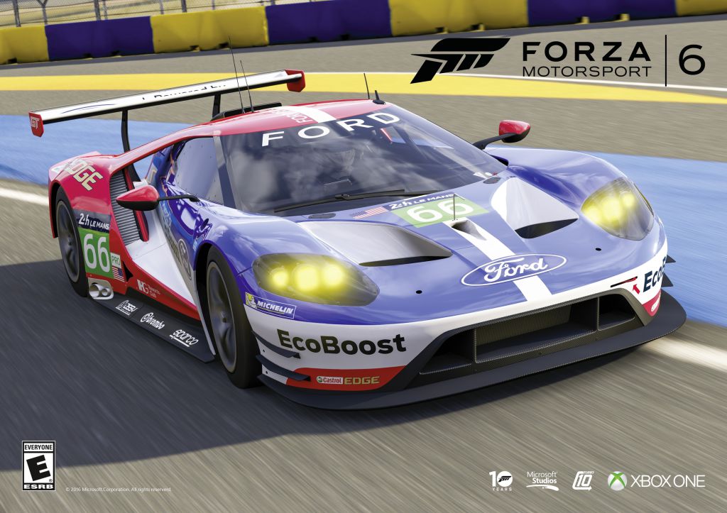 Ford GT Race im X-Box-One-Konsolenspiel „Forza Motorsport 6“