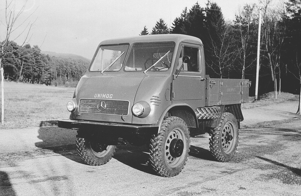 Mercedes-Benz Unimog mit Kabine von Westfalia-Werke, 1953
