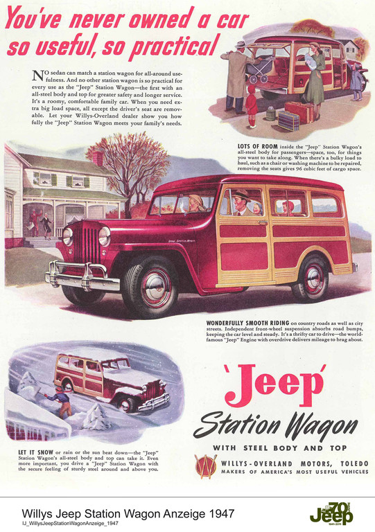 Jeep, 1947.