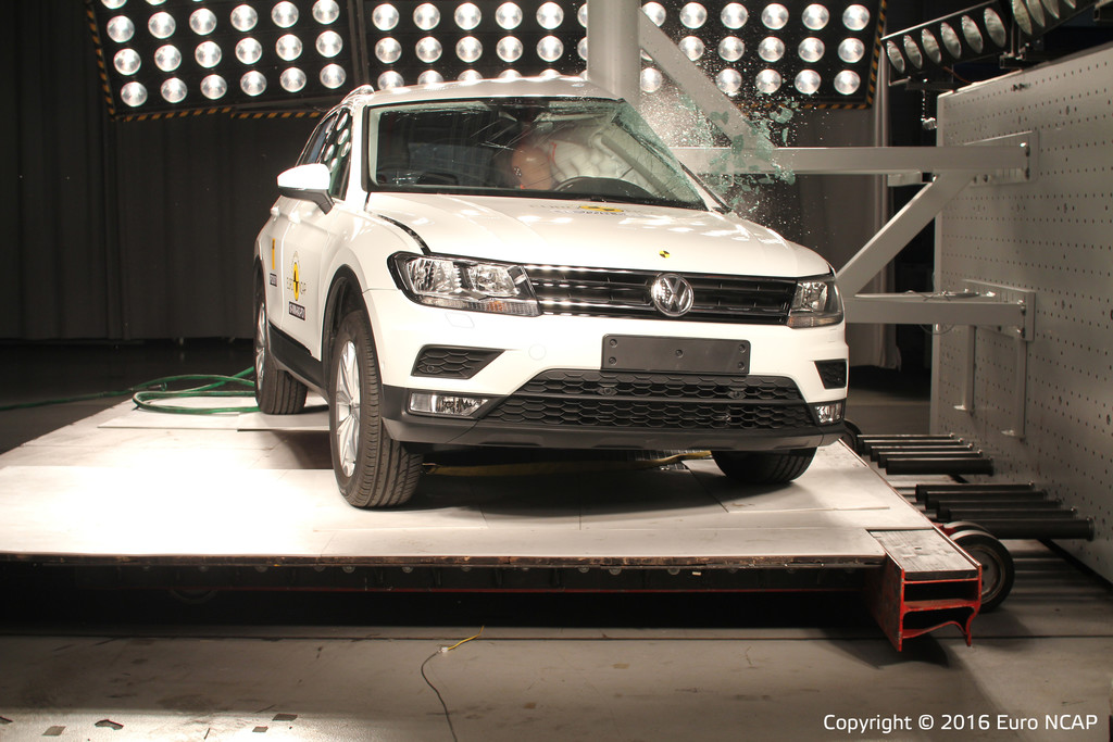 Volkswagen Tiguan im Euro-NCAP-Crashtest