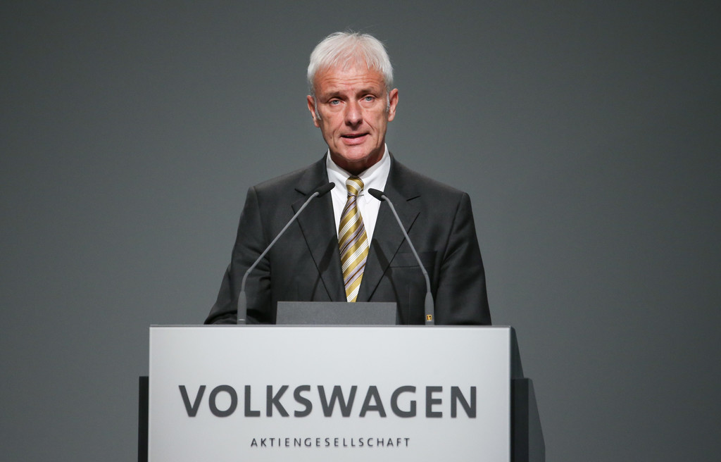 Volkswagen-Jahreshauptversammlung 2016: Konzernchef Matthias Müller