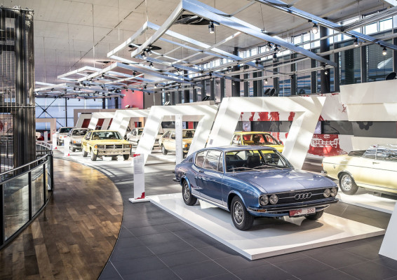 Ausstellung im Audi-Forum Neckarsulm: „Von null auf 100“.
