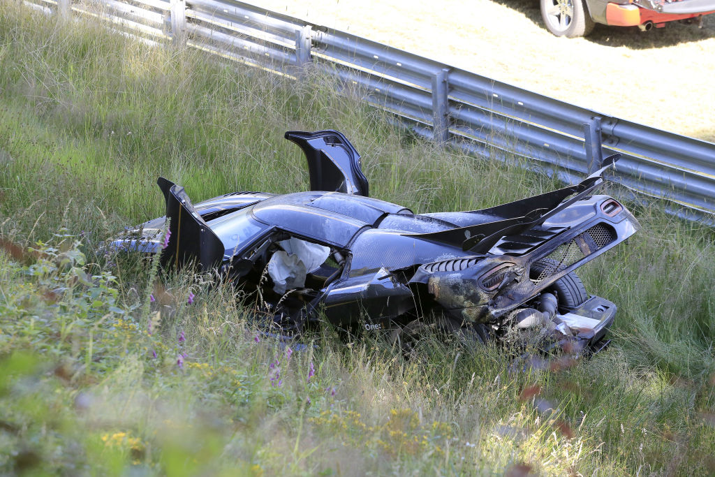 Koenigsegg One:1 crash auf dem Nürburgring