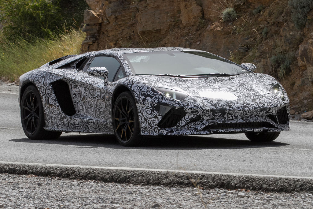 Erlkönig Lamborghini Aventador Roadster FaceliftErlkönig Lamborghini Aventador Roadster Facelift