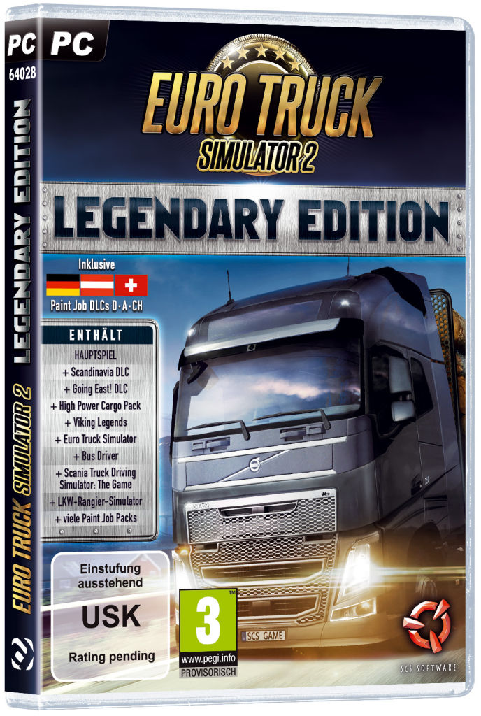 Die nicht limitierte Euro Truck Simulator 2: Legendary Edition kann ab dem gleichen Datum für 39,99 € (UVP) erworben werden.