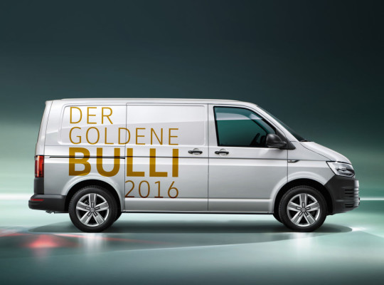 „Der Goldene Bulli“: Der Gewinn ist ein weißer VW Transporter.