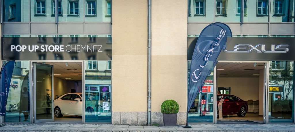 Lexus-Pop-up-Store in Chemnitz