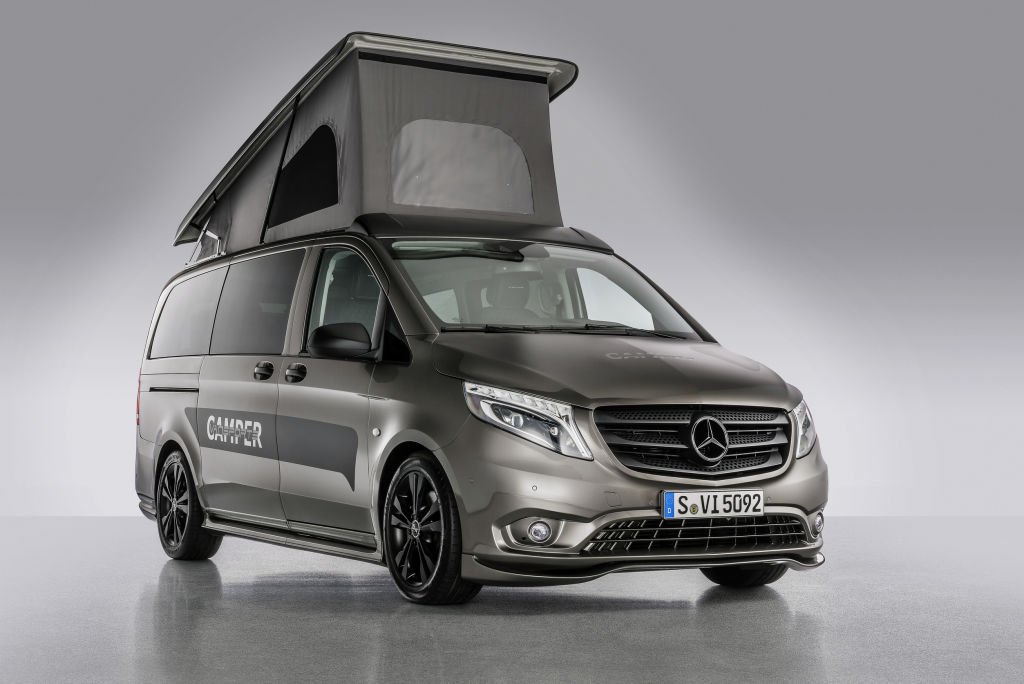 Vansportscamper von Terracamper und Hartmann Tuning auf Mercedes-Benz Vito Basis– Exterieur ; Vansportscamper by Terracamper and Hartmann Tuning on Mercedes-Benz Vito Base - Exterior;